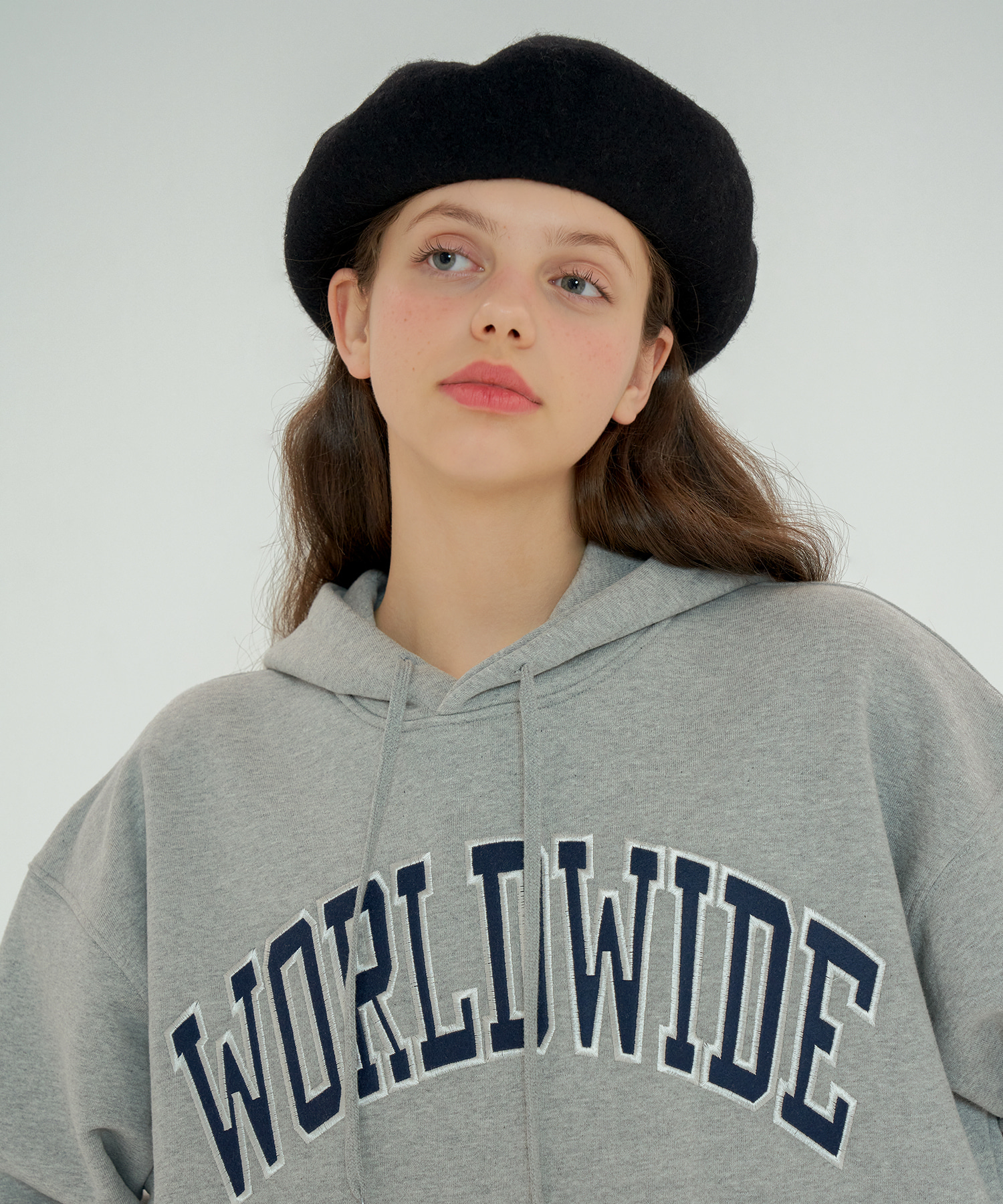 WORLDWIDE PATCH HOODIE_GY
